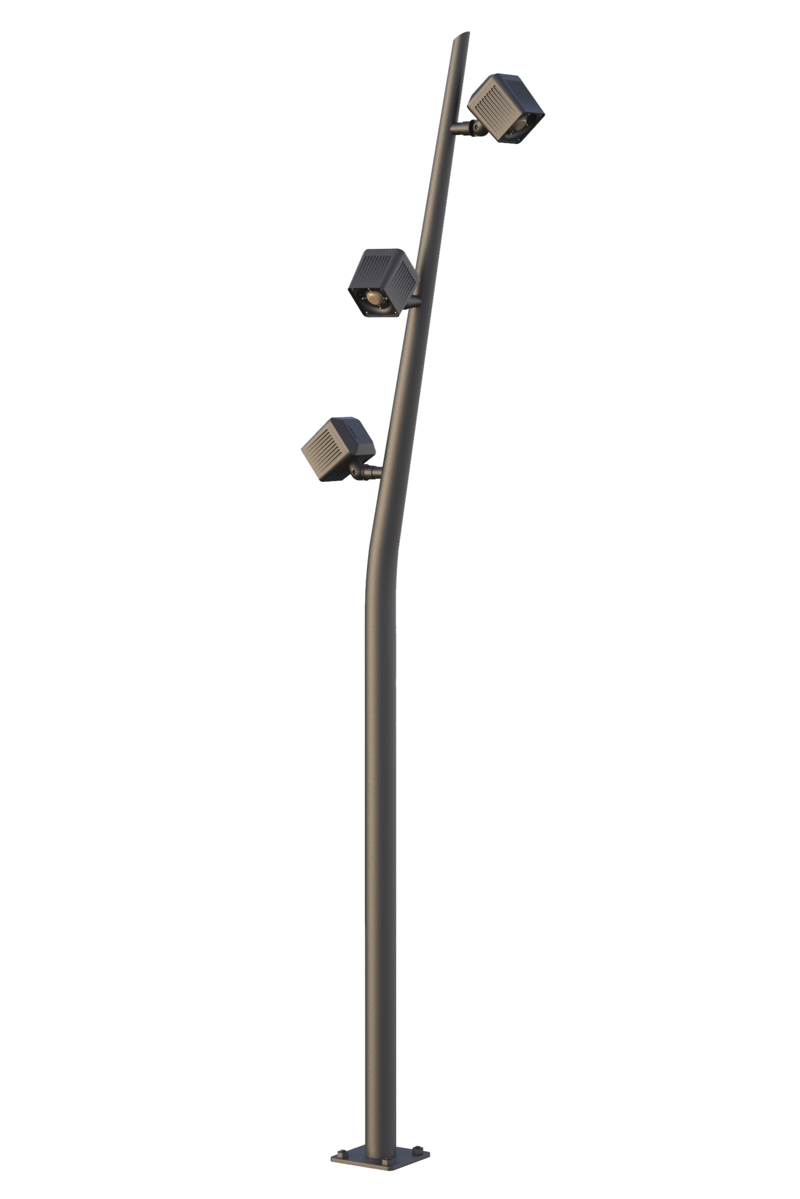 CUBICGLOW CONICAL BENDED POLE