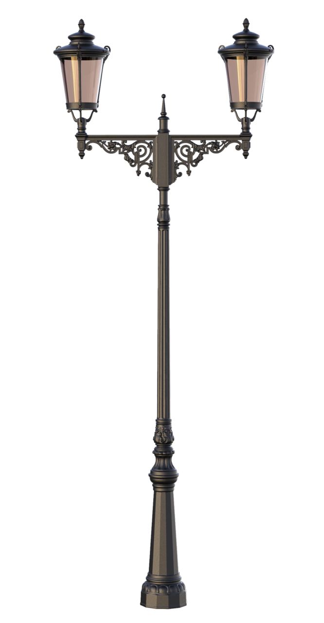 REGALIAGLOW Classic Artistic cast iron lamp post