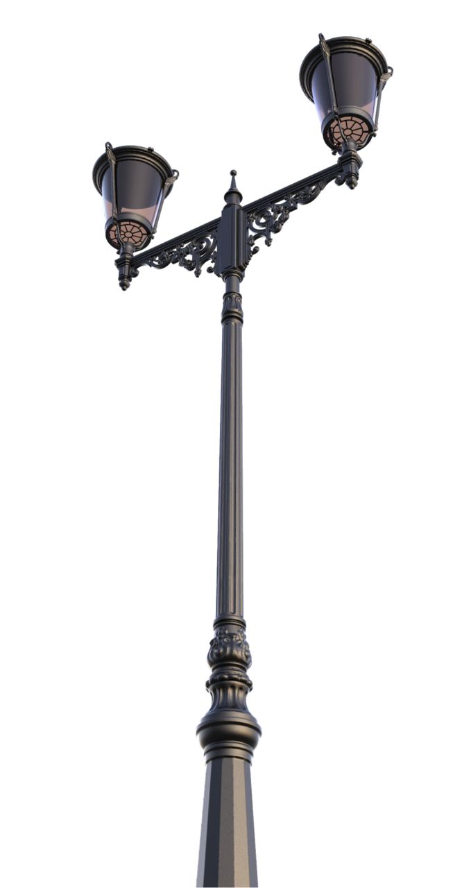 REGALIAGLOW Classic Artistic cast iron lamp post
